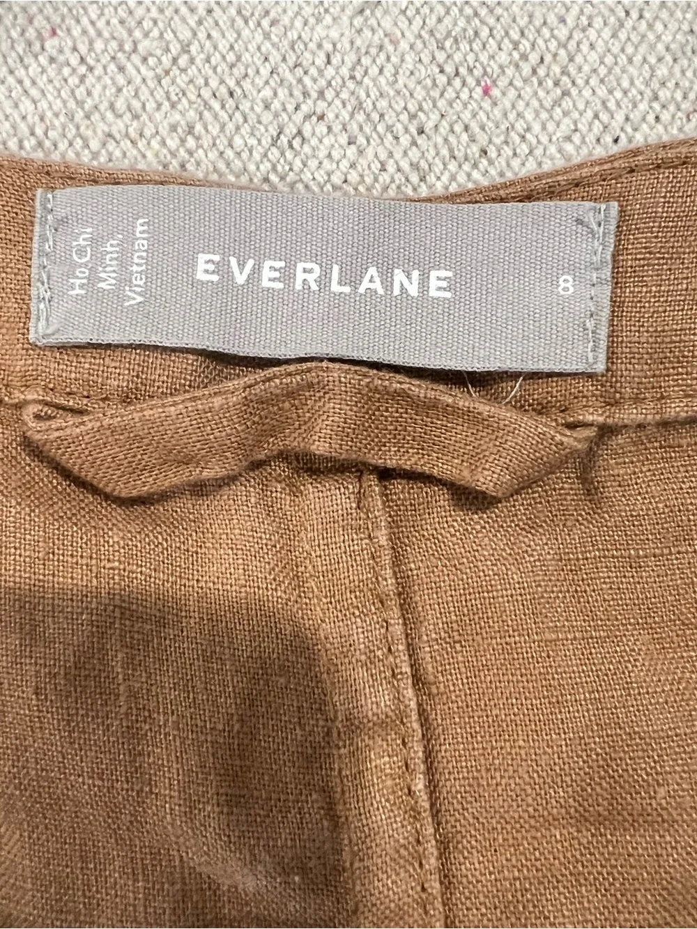 Everlane The Linen Short-Sleeve Jumpsuit
